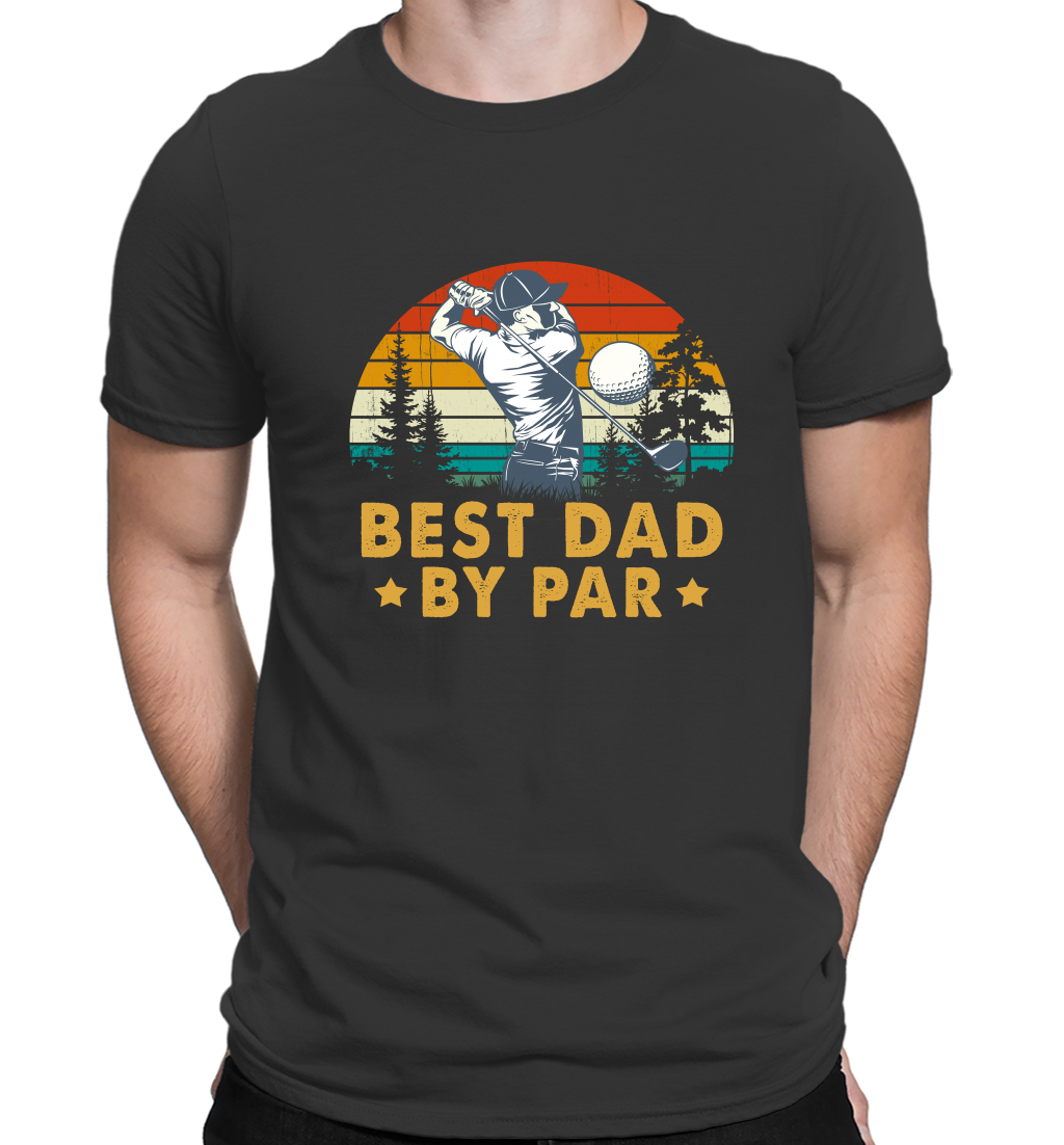 Men’s Vintage T Shirts Best Dad By Par Golf Lovers Father’s Day Gift ...