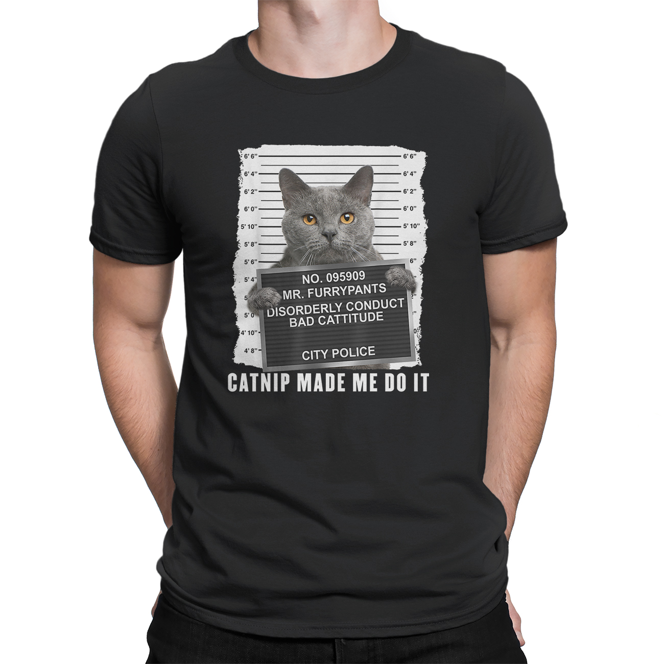 Fashion T-Shirt – Catnip Made Me Do It Kitten Funny Cat Lover Gift ...